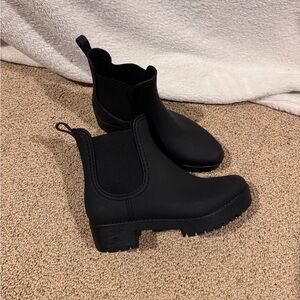 Jeffrey Campbell, black ankle booties